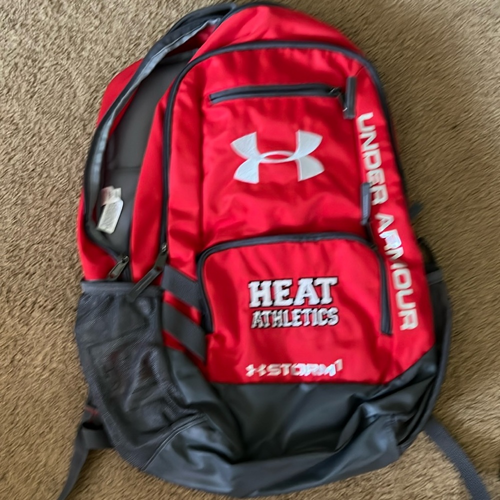 Red UnderAmour Backpack